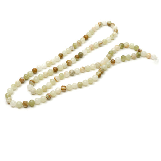 Creamy White Jade Beads