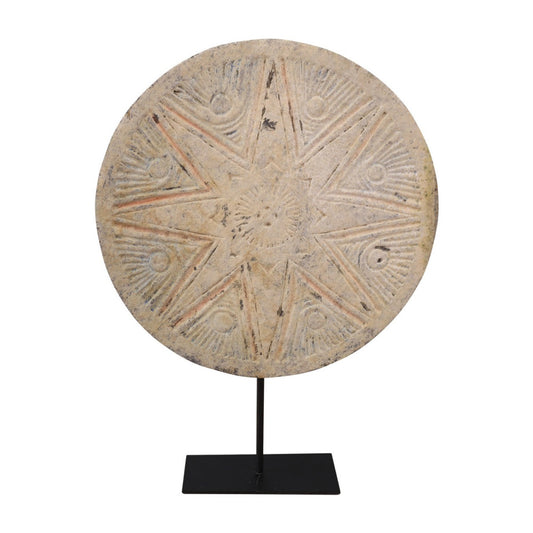 Starlike Wooden Disk